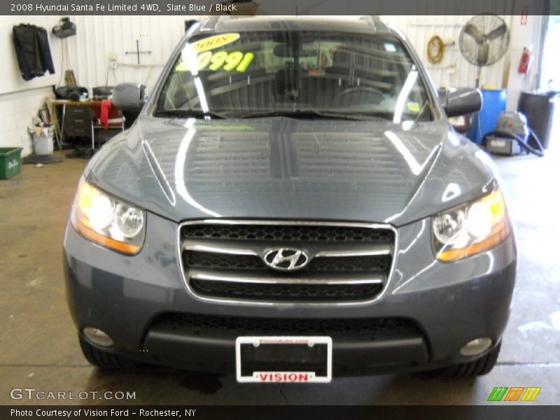 Slate Blue / Black 2008 Hyundai Santa Fe Limited 4WD