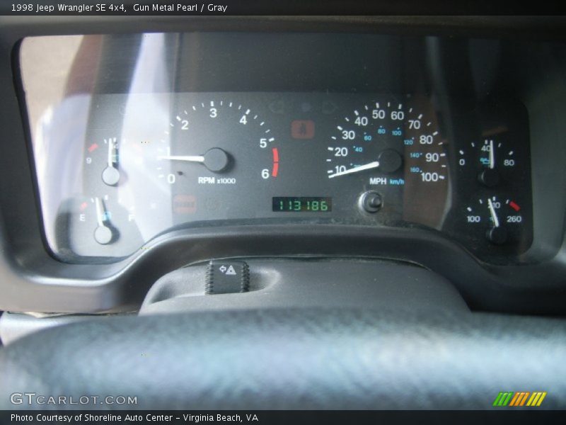  1998 Wrangler SE 4x4 SE 4x4 Gauges