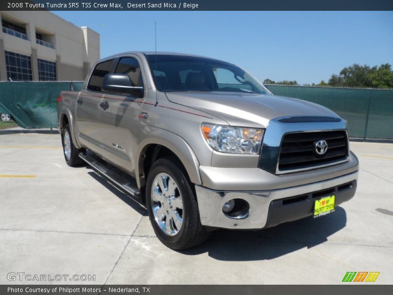 Desert Sand Mica / Beige 2008 Toyota Tundra SR5 TSS Crew Max