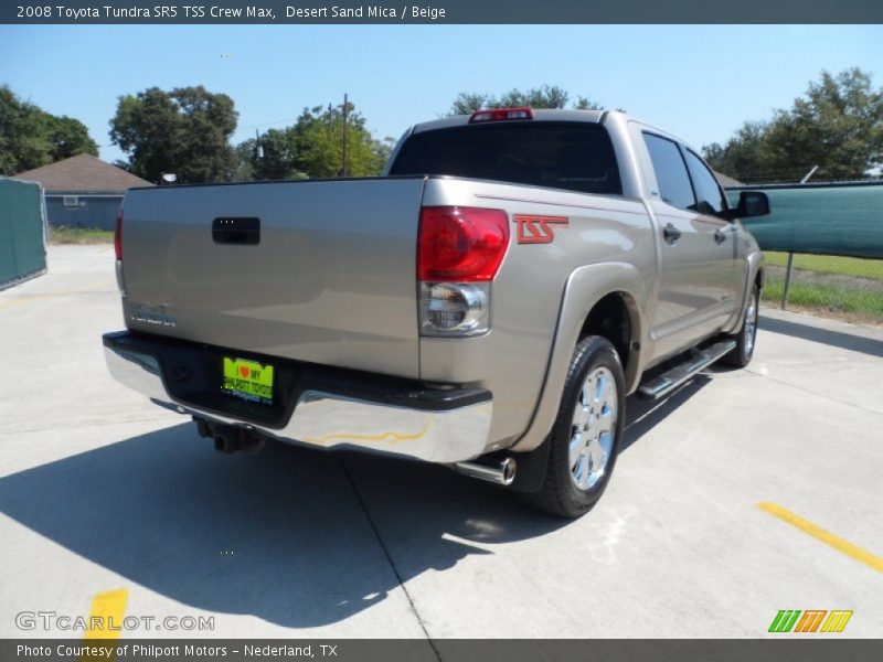 Desert Sand Mica / Beige 2008 Toyota Tundra SR5 TSS Crew Max
