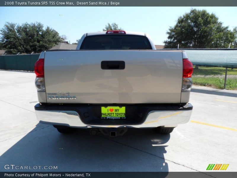 Desert Sand Mica / Beige 2008 Toyota Tundra SR5 TSS Crew Max