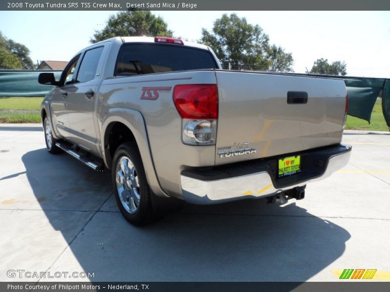 Desert Sand Mica / Beige 2008 Toyota Tundra SR5 TSS Crew Max
