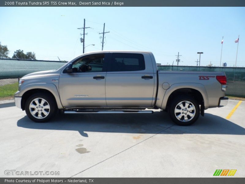 Desert Sand Mica / Beige 2008 Toyota Tundra SR5 TSS Crew Max