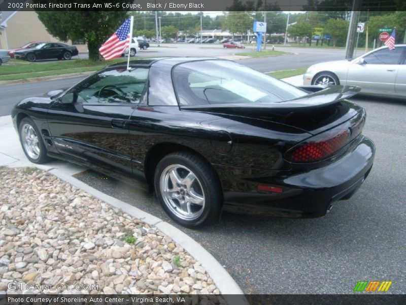 Black / Ebony Black 2002 Pontiac Firebird Trans Am WS-6 Coupe
