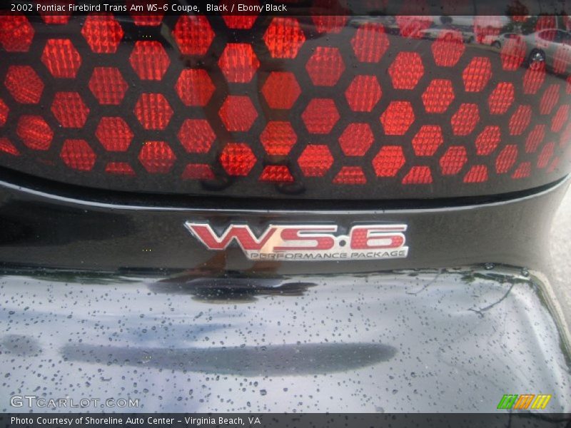 Black / Ebony Black 2002 Pontiac Firebird Trans Am WS-6 Coupe