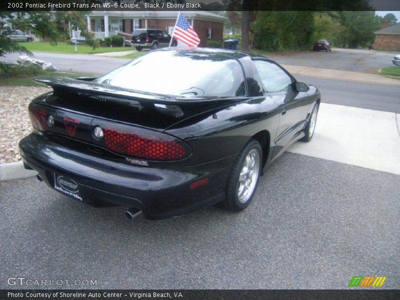 Black / Ebony Black 2002 Pontiac Firebird Trans Am WS-6 Coupe