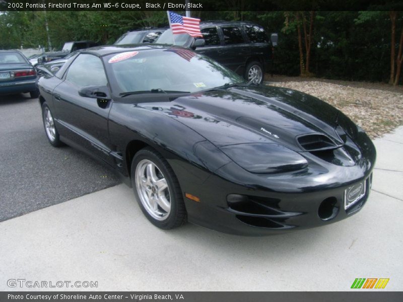 Front 3/4 View of 2002 Firebird Trans Am WS-6 Coupe