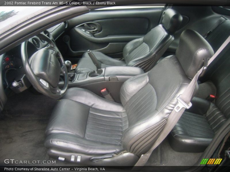  2002 Firebird Trans Am WS-6 Coupe Ebony Black Interior