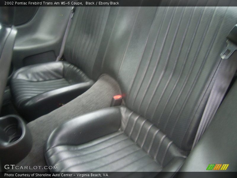  2002 Firebird Trans Am WS-6 Coupe Ebony Black Interior
