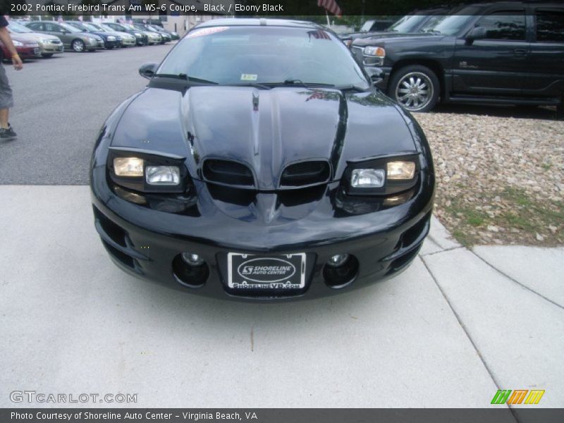 Black / Ebony Black 2002 Pontiac Firebird Trans Am WS-6 Coupe