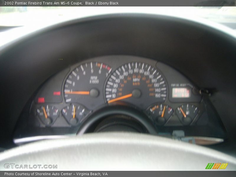 Black / Ebony Black 2002 Pontiac Firebird Trans Am WS-6 Coupe