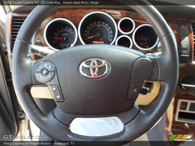 Desert Sand Mica / Beige 2008 Toyota Tundra SR5 TSS Crew Max