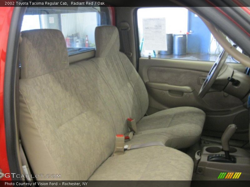 Radiant Red / Oak 2002 Toyota Tacoma Regular Cab