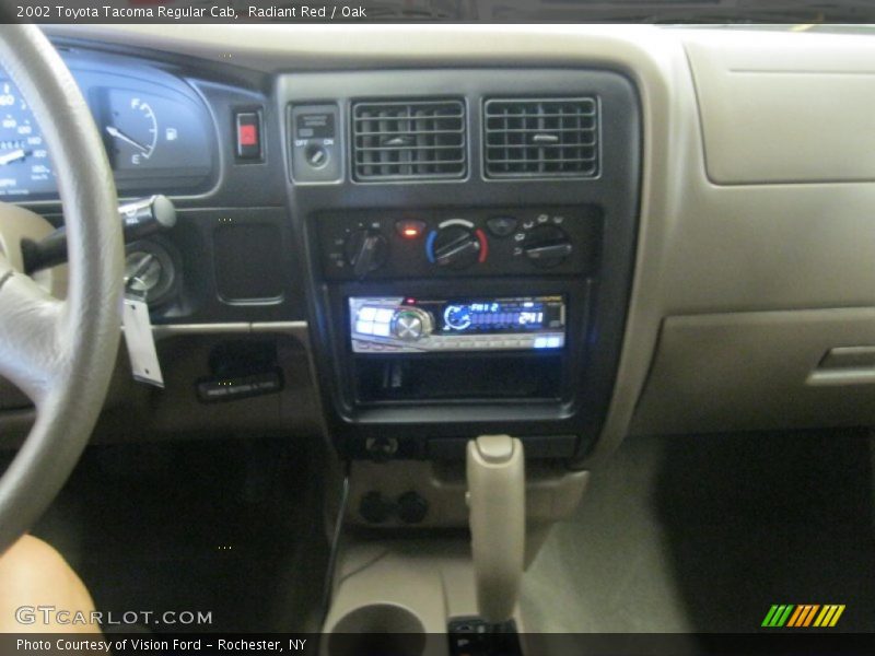 Radiant Red / Oak 2002 Toyota Tacoma Regular Cab