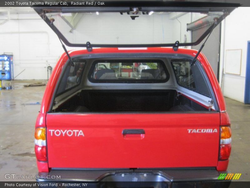 Radiant Red / Oak 2002 Toyota Tacoma Regular Cab