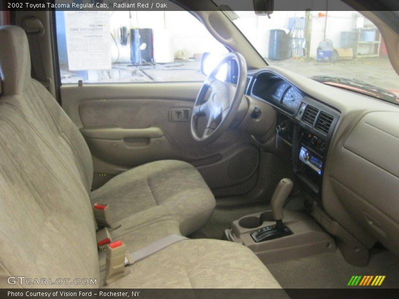 Radiant Red / Oak 2002 Toyota Tacoma Regular Cab