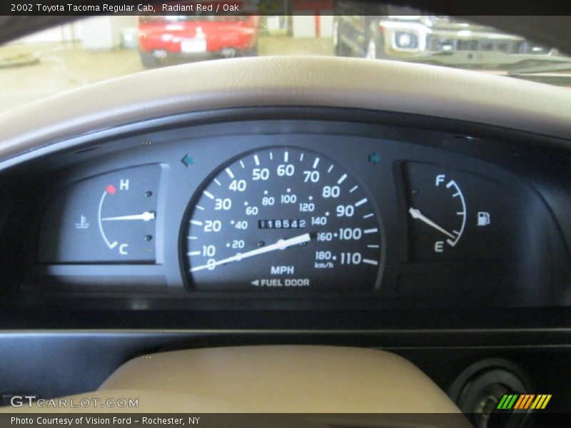 Radiant Red / Oak 2002 Toyota Tacoma Regular Cab