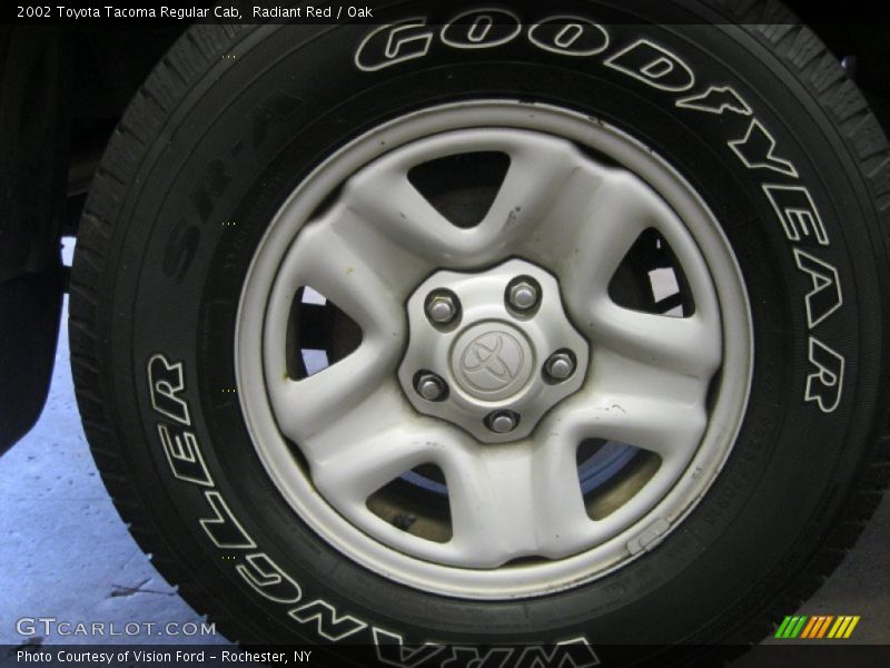 Radiant Red / Oak 2002 Toyota Tacoma Regular Cab