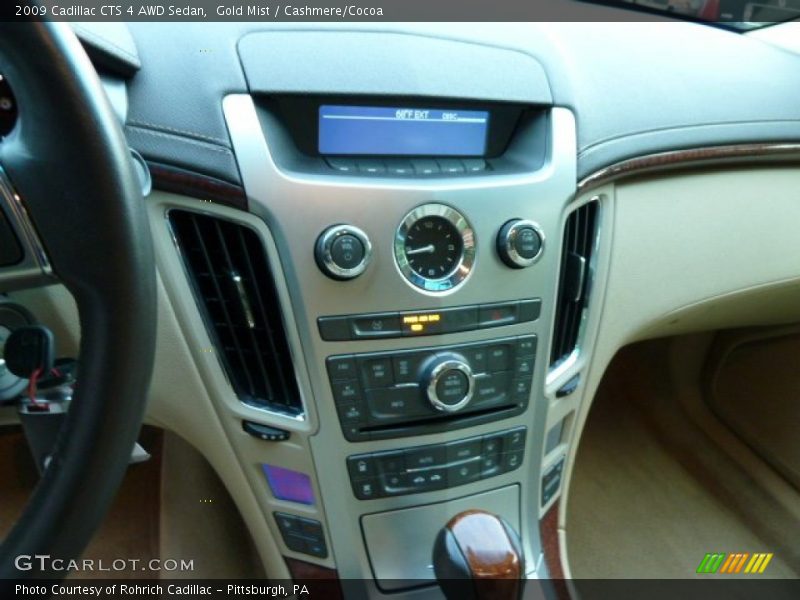 Gold Mist / Cashmere/Cocoa 2009 Cadillac CTS 4 AWD Sedan