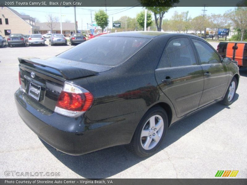 Black / Dark Gray 2005 Toyota Camry SE