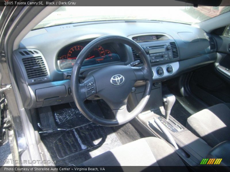 Black / Dark Gray 2005 Toyota Camry SE