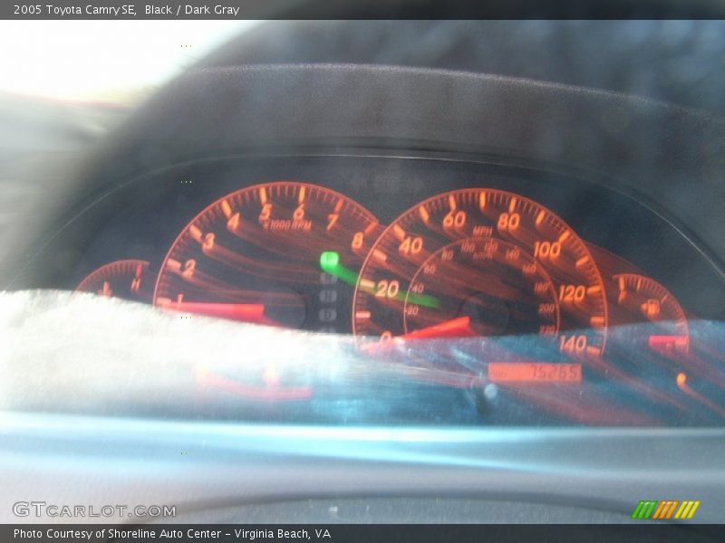 Black / Dark Gray 2005 Toyota Camry SE
