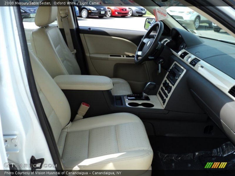 Oxford White / Light Camel 2008 Mercury Sable Sedan