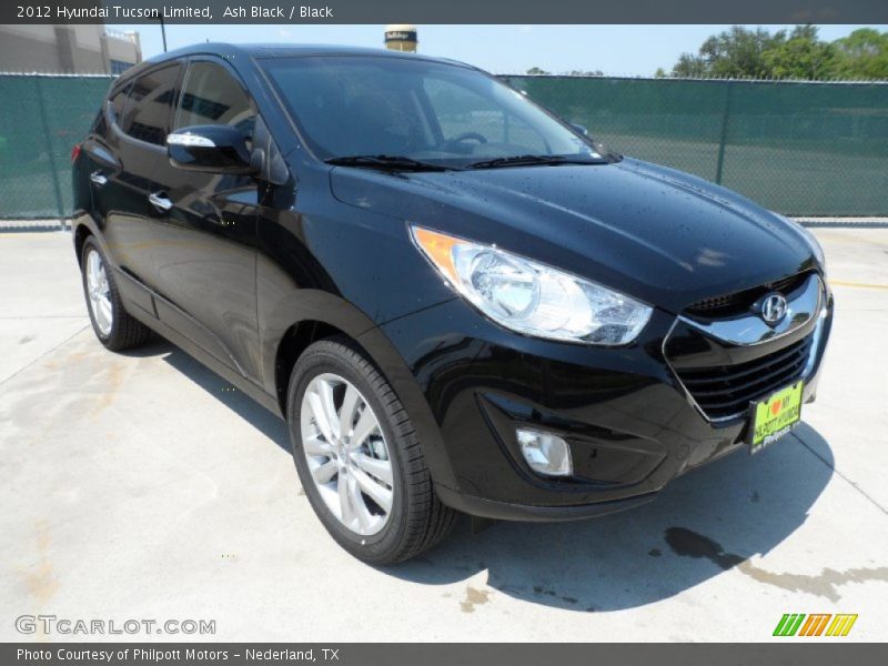 Ash Black / Black 2012 Hyundai Tucson Limited
