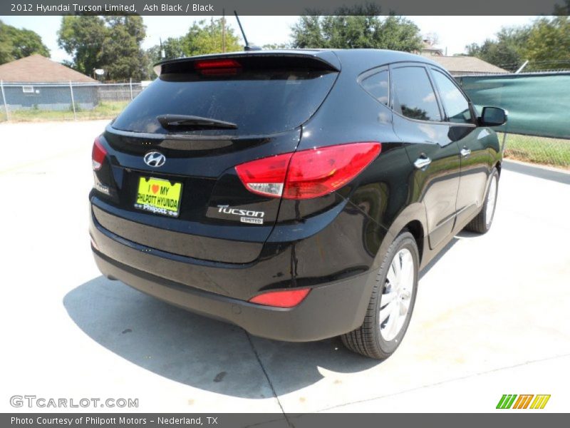 Ash Black / Black 2012 Hyundai Tucson Limited