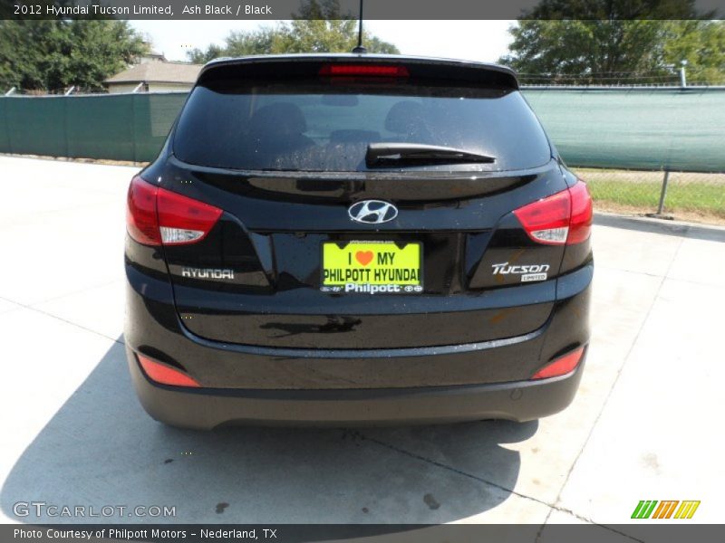 Ash Black / Black 2012 Hyundai Tucson Limited