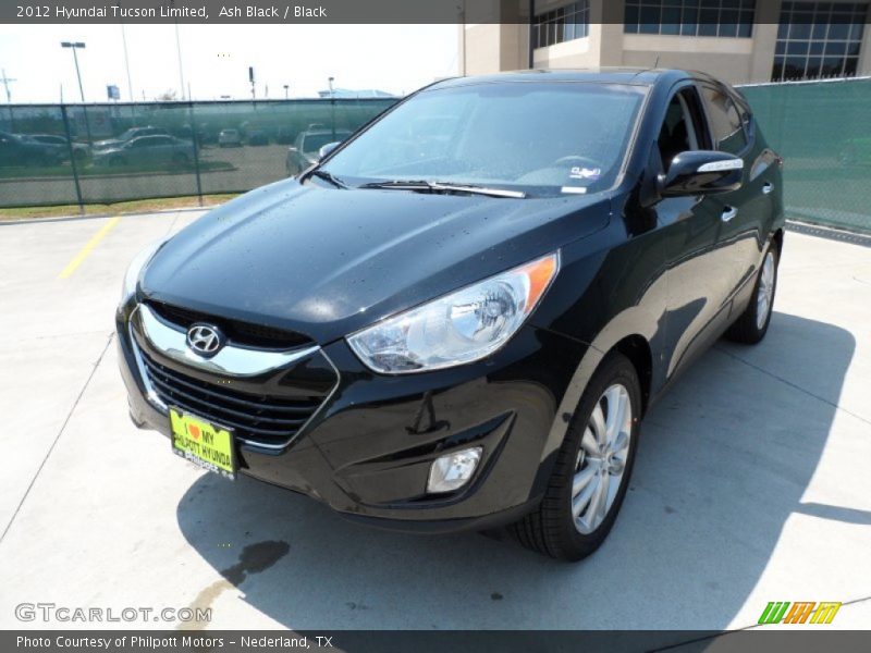 Ash Black / Black 2012 Hyundai Tucson Limited