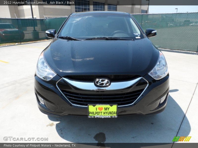 Ash Black / Black 2012 Hyundai Tucson Limited