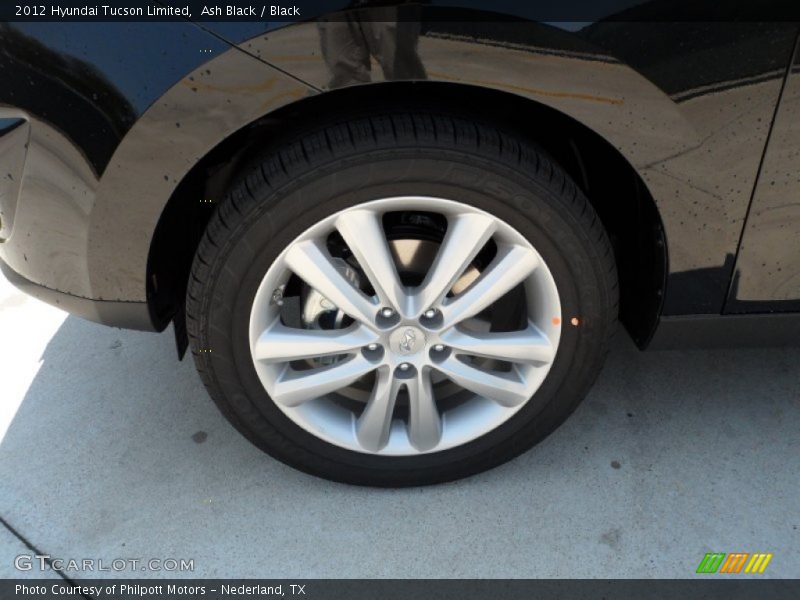 Ash Black / Black 2012 Hyundai Tucson Limited