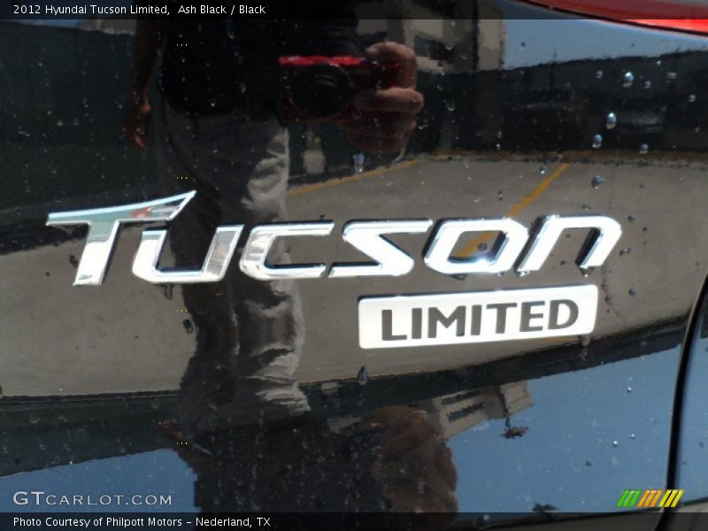 Ash Black / Black 2012 Hyundai Tucson Limited