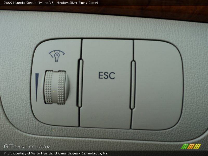 Medium Silver Blue / Camel 2009 Hyundai Sonata Limited V6