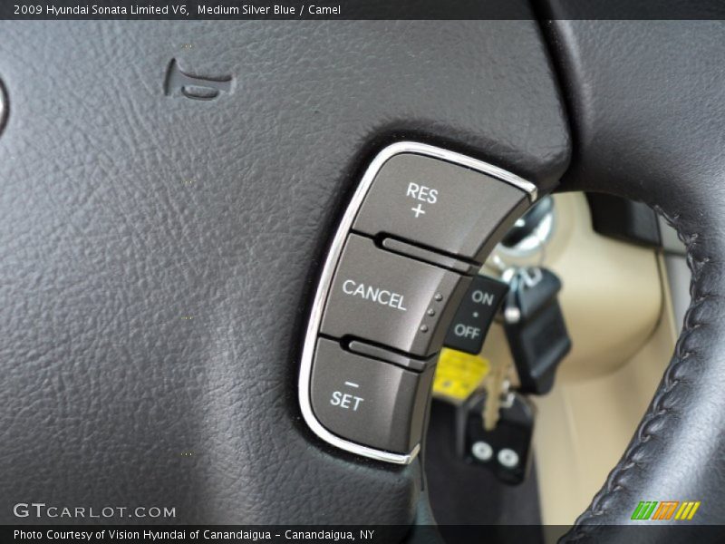Medium Silver Blue / Camel 2009 Hyundai Sonata Limited V6
