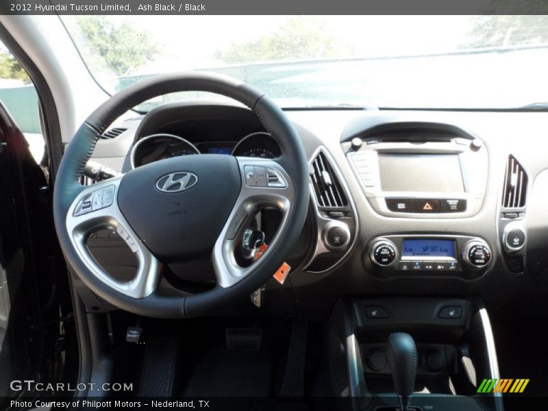 Ash Black / Black 2012 Hyundai Tucson Limited