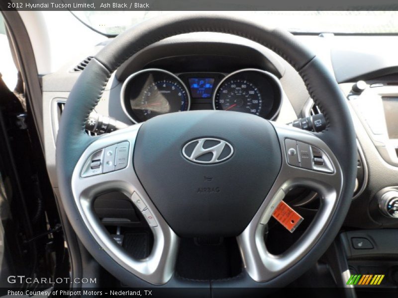 Ash Black / Black 2012 Hyundai Tucson Limited