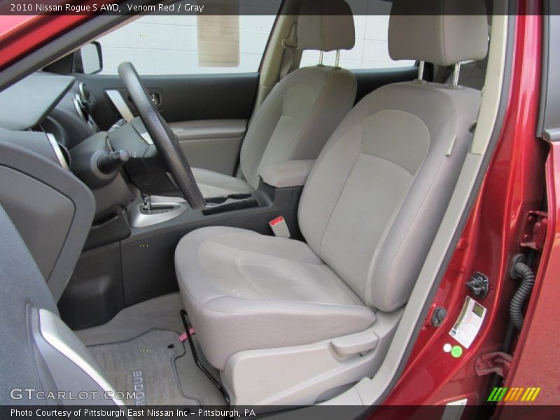 Venom Red / Gray 2010 Nissan Rogue S AWD