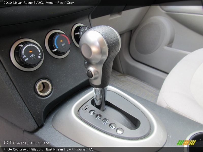 Venom Red / Gray 2010 Nissan Rogue S AWD