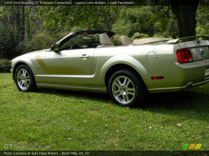 Legend Lime Metallic / Light Parchment 2006 Ford Mustang GT Premium Convertible
