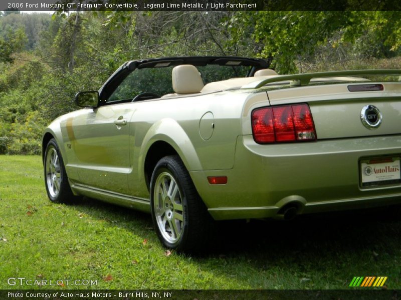 Legend Lime Metallic / Light Parchment 2006 Ford Mustang GT Premium Convertible