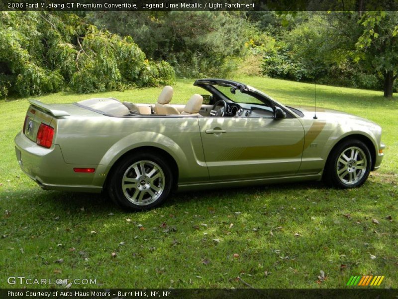 Legend Lime Metallic / Light Parchment 2006 Ford Mustang GT Premium Convertible