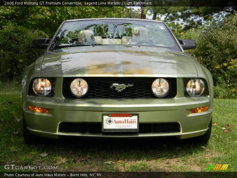 Legend Lime Metallic / Light Parchment 2006 Ford Mustang GT Premium Convertible
