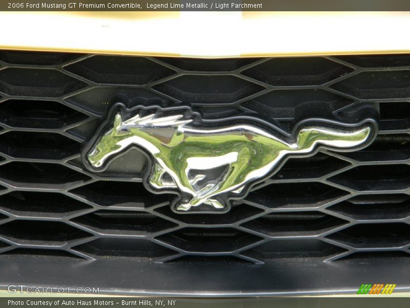 Legend Lime Metallic / Light Parchment 2006 Ford Mustang GT Premium Convertible