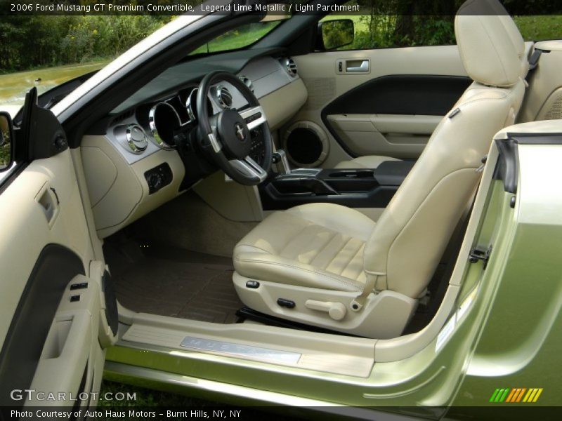 Legend Lime Metallic / Light Parchment 2006 Ford Mustang GT Premium Convertible
