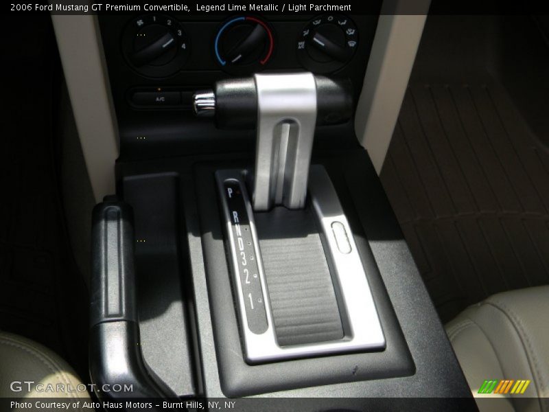 Legend Lime Metallic / Light Parchment 2006 Ford Mustang GT Premium Convertible