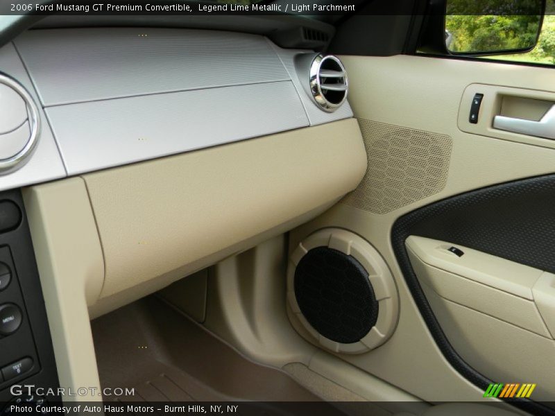 Legend Lime Metallic / Light Parchment 2006 Ford Mustang GT Premium Convertible