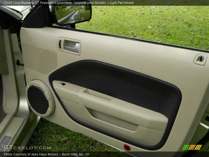 Legend Lime Metallic / Light Parchment 2006 Ford Mustang GT Premium Convertible