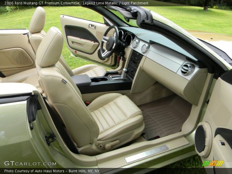 Legend Lime Metallic / Light Parchment 2006 Ford Mustang GT Premium Convertible